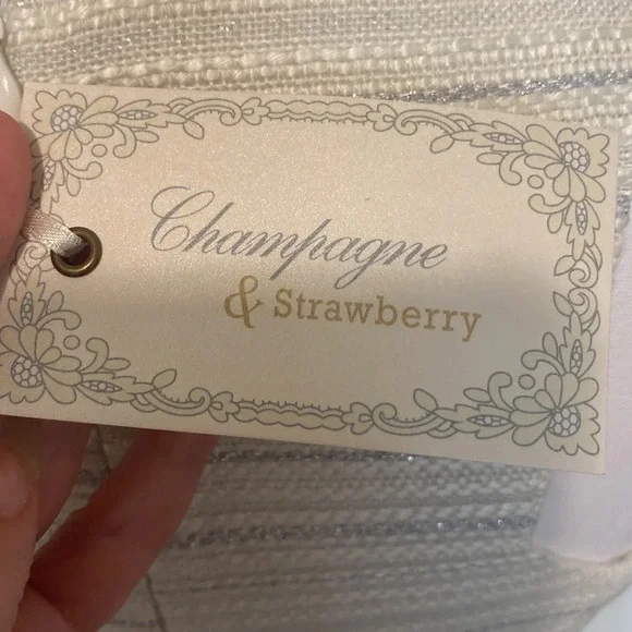 🤍 NWT Champagne & Strawberry White Brocade & Boucle-Tweed Midi Wiggle Dress – M - Picture 4 of 5